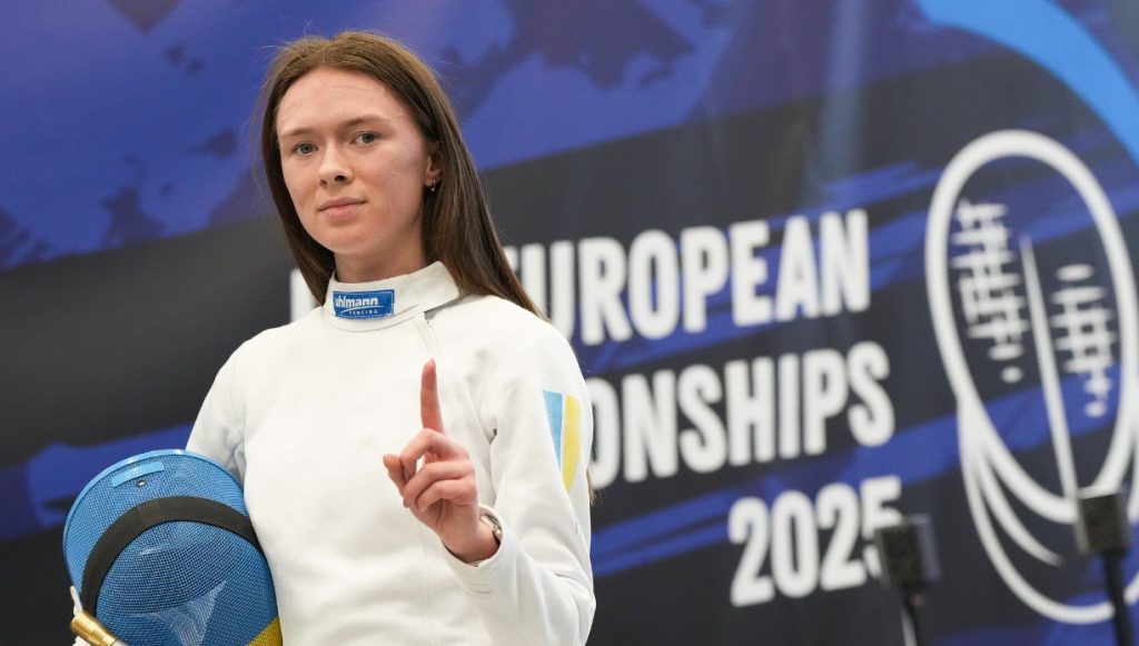 Анна Максименко – чемпіонка молодіжного Євро-2025 з фехтування на шпагах